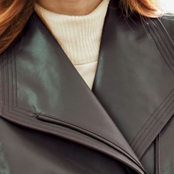 NWT 18 Genuine Leather Jacket - Picture 2 of 8